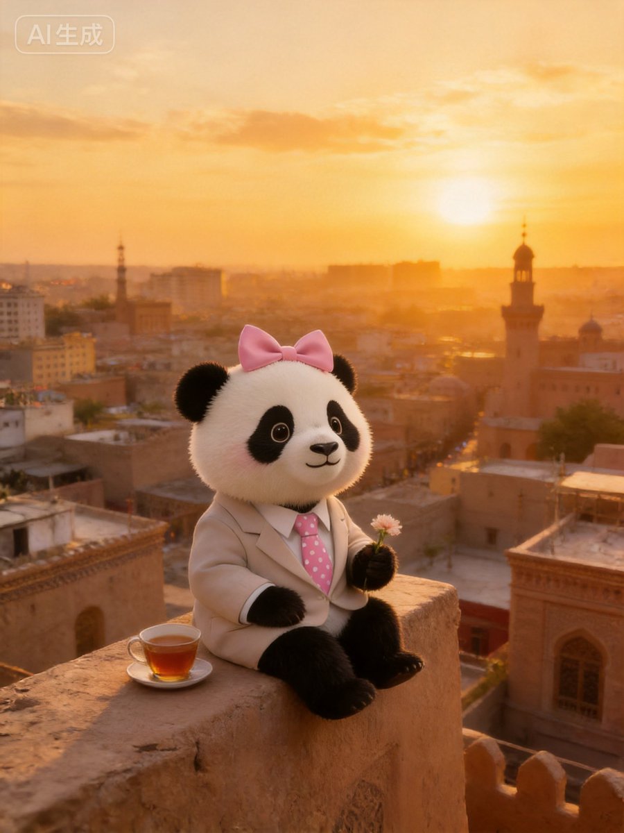tan_hua18069's tweet photo. π
π« βSitting alone on a rooftop in Kashgar, watching the sun set over a city that's been standing for 2,000 years. I don't feel lonely β I feel grateful.β Some views heal more than medicine ever could. #SunsetInKashgar #RooftopViews #GratefulPanda #AIGC https://t.co/5P5M10woBz