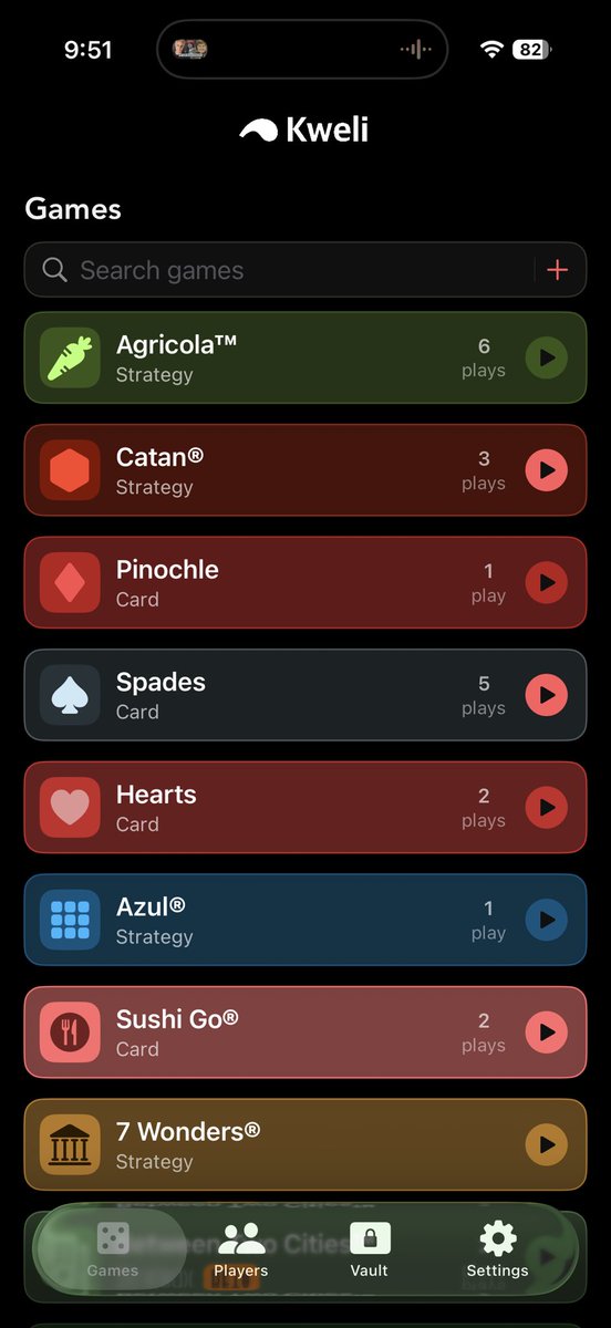 TrionicLabs's tweet photo. Ever sit down to play a game and realize you are out of scoresheets…or you can’t find a pencil?  Problem solved.

Coming very soon: Kweli
https://t.co/RQ7ZU3c8Lw

#BoardGames #CardGames #TabletopGames https://t.co/mPaWOg1guW