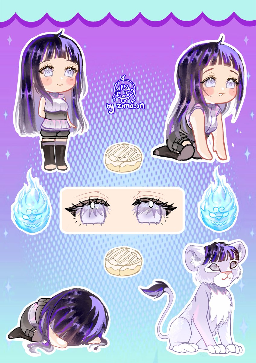 zimo_on's tweet photo. I’ll print it as a sticker sheet with holographic and glitter lamination✨ https://t.co/kMaWnvdFUt
