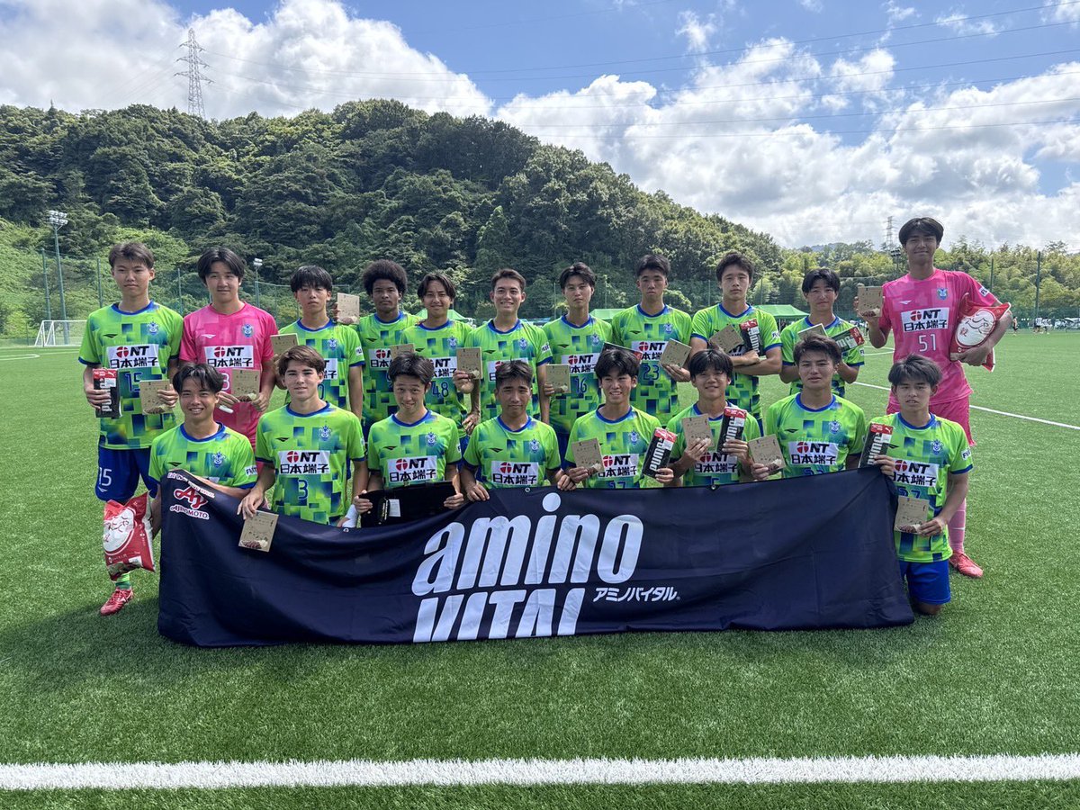bellmare_acad's tweet photo. 🟢U-18 MATCH RESULT🔵

🏆第14回アストロスポーツ和倉ユースサッカー大会2026 3位決定戦
🗓️8/10（月）9:00K.O. 
🆚川崎フロンターレU-18

湘南 0-0（PKサドンデス1-0）川崎

PK戦を制し勝利🔥
大会を3位で終えました🥉

たくさんの熱いご声援をありがとうございました！

#bellmare https://t.co/j7ojWZ0HqO