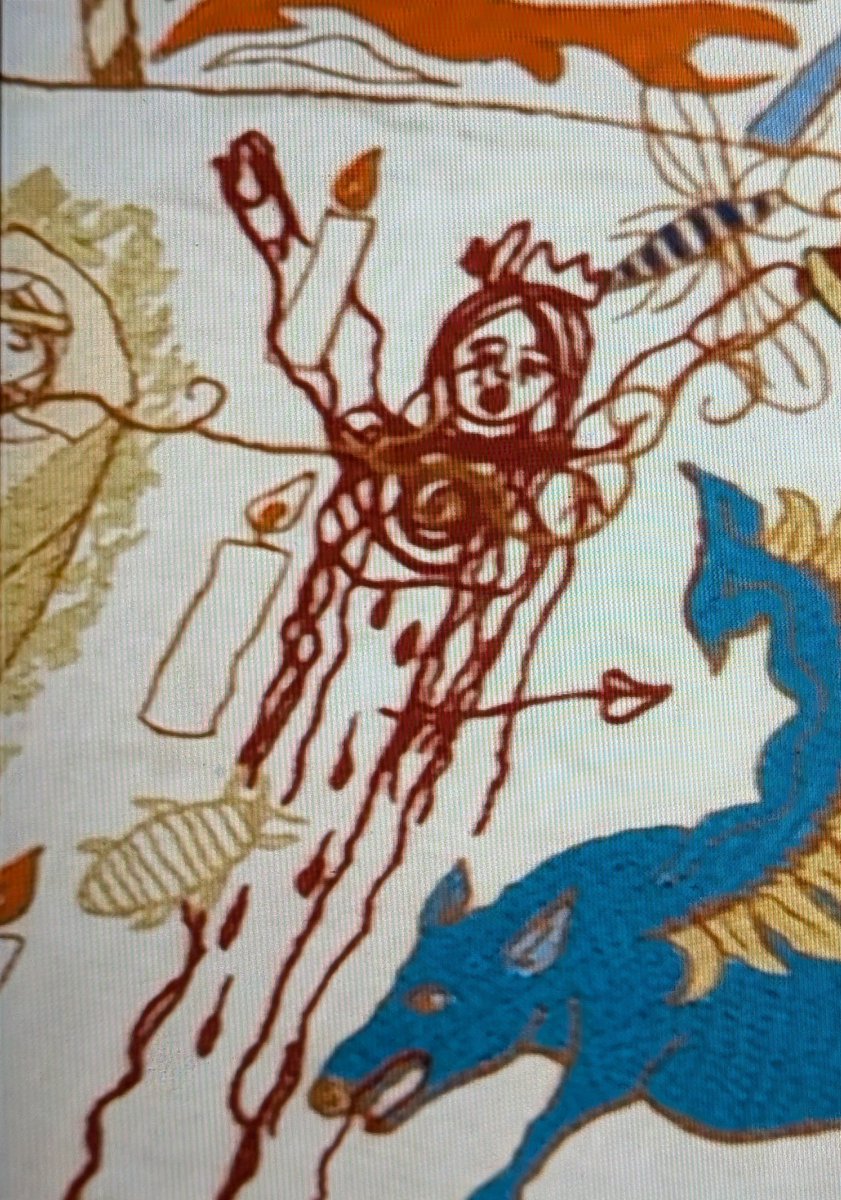 BzzzLady's tweet photo. Helaena's weaving of the rats, b&amp;c, the funeral, herself in the aftermath as she also discovered her pregnancy OH MY GOD https://t.co/siWxag8Eti