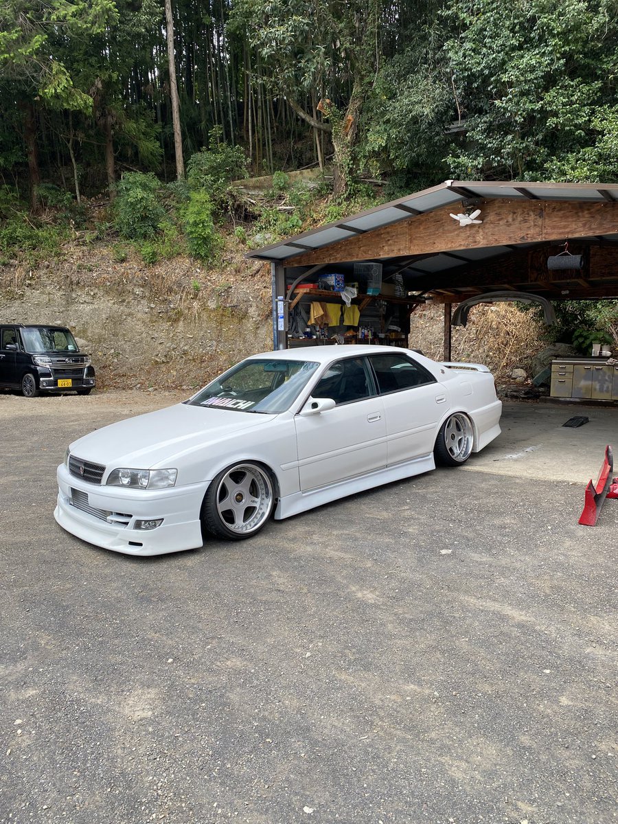 jzx100__V's tweet photo. フェンダー完成！
あと走るだけ^^ https://t.co/No2SCJTiDH