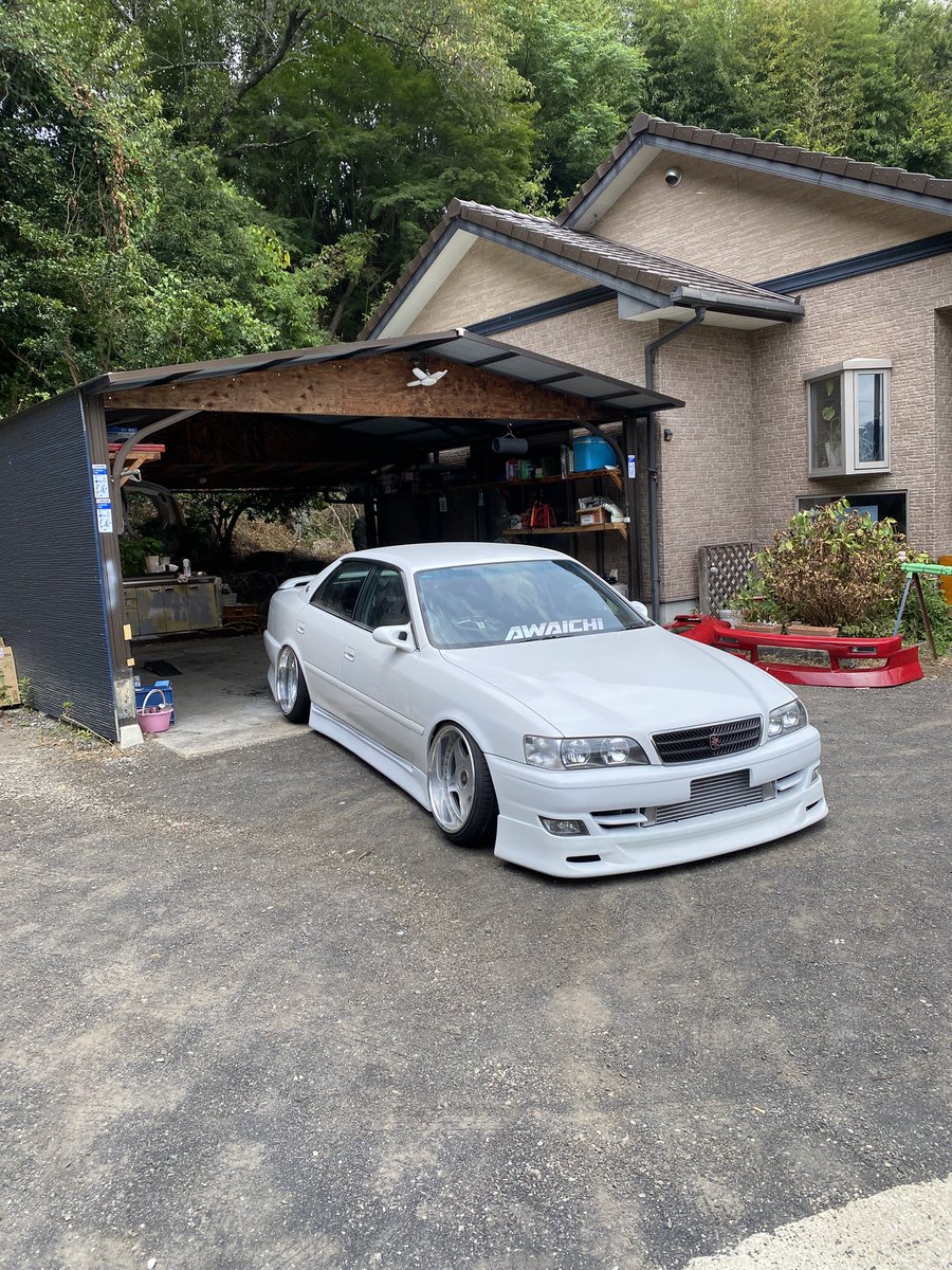 jzx100__V's tweet photo. フェンダー完成！
あと走るだけ^^ https://t.co/No2SCJTiDH