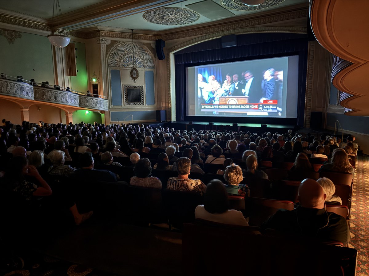 wetterlingfilm's tweet photo. Amazing night last night in St. Cloud! 800-seat sell-out, standing ovation, awesome conversation. https://t.co/JKiVsFkxdl