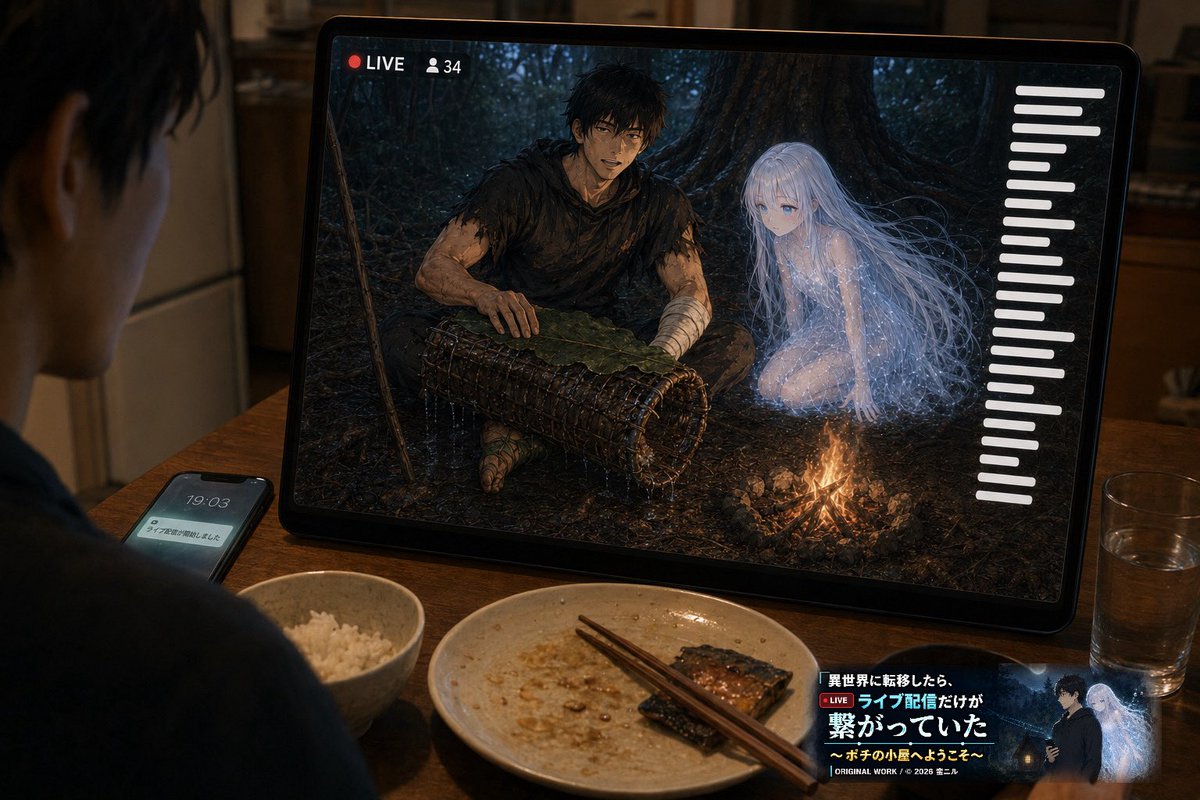 VanirJPN's tweet photo. 「異世界に転移したら、ライブ配信だけが繋がっていた ～ポチの小屋へようこそ～ / 第10話　見えていないのは、本人だけ」投稿しました！ https://t.co/KgsWO7wVpO #narou #narouN1462MN

#ポチの小屋
#小説家になろう
#カクヨム
#Web小説
#小説更新
#異世界転移 https://t.co/MOViotkr95