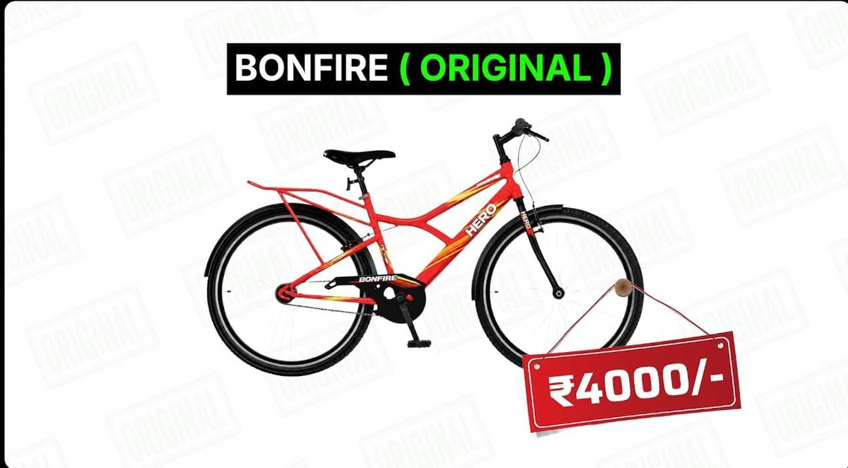 Saurabh_MLAgk's tweet photo. Big Expose

Our MLAs will ride those bicycles to Delhi Vidhansabha Today

Delhi Govt is buying 1,30,000 Hero bicycles for Rs 6957/- each.

I bought “One” similar Hero cycle for price of Rs 4200/-  

This means almost 3000 commission on one bicycle https://t.co/XigT9SbNKa