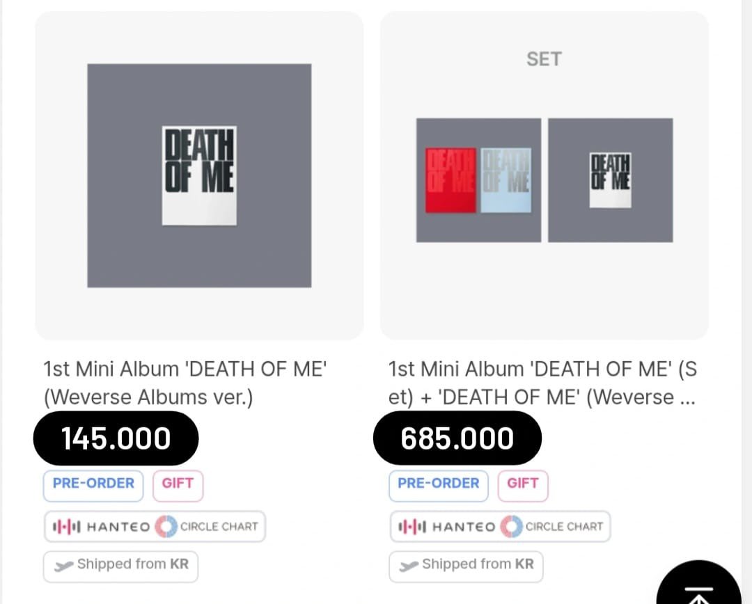 aceevan_12's tweet photo. [PAID PROMOTE] INSTAGRAM 

🖤 EVAN DEBUT ALBUM — DEATH OF ME 🖤

Hi guys! 👋🏻
@cegilsnoona x @wulandariindah
lagi open PO non-profit untuk album debut Evan — Death of Me! 🫶🏻

Harga yang tertera hanya harga asli dari Weverse, tanpa tambahan keuntungan yaa🤍
Untuk EMS + tax, nanti https://t.co/6FyokDbhDA