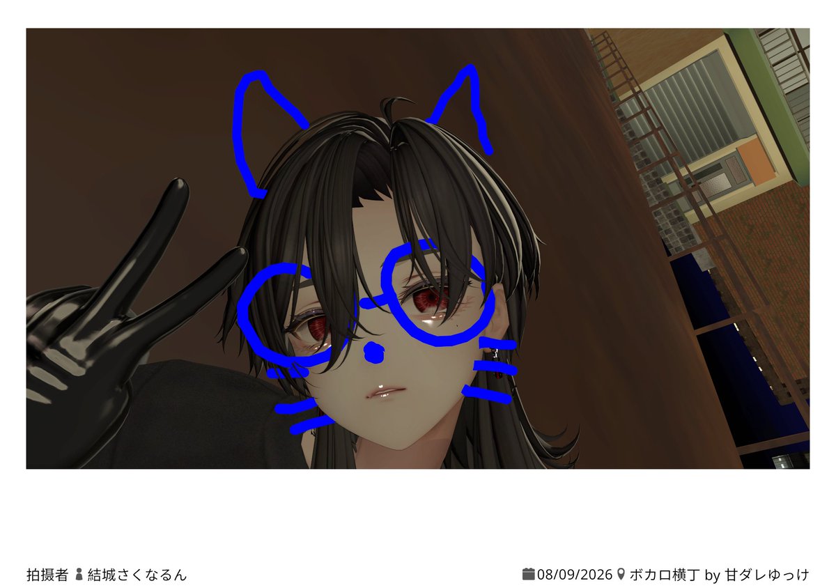 Vtomato1220's tweet photo. 離席中の所を落書きされました
#Alué #Alue3D #vrchat https://t.co/5jy8O4k3fp