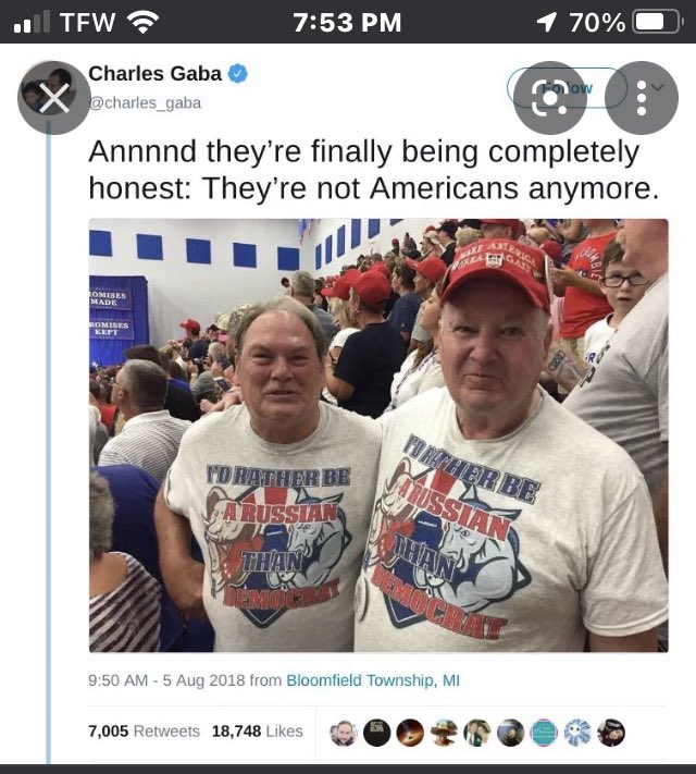redstate_bludot's tweet photo. @wootie06 Yeah.  All OF YOUR REEESSULLLTS TJE WORLD LIVED THROUGH AND WATCHED IS “FAKE NEWS” 
HOWD THAT “BIRTH CERTIFICATE”play out ? 
“MILYUNS of illegal votes” 
Dodge checks? 

Name one thing that the opposite didn’t happen in YOUR FEELINGS RESULTS ? 
The bible warned us all u was comin https://t.co/Odnw3Fj8I1