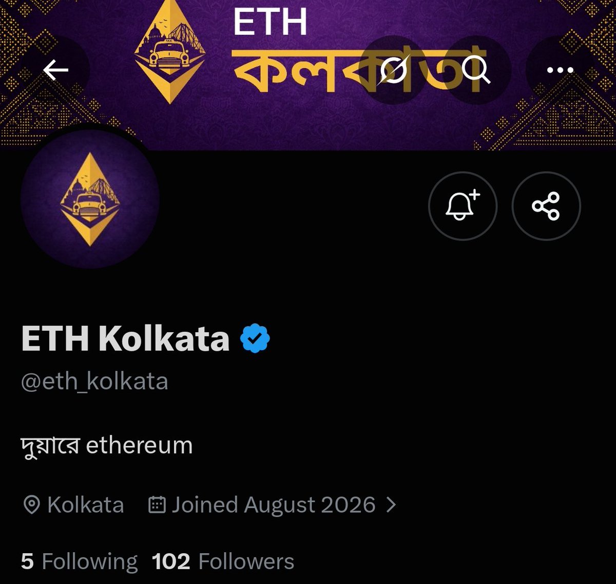eth_kolkata's tweet photo. not even 12 hours after launch.
we're 100 strong now.

you're still early https://t.co/7VTXKbSmUW