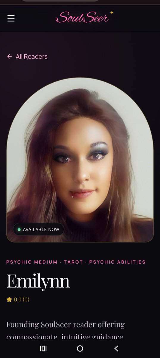 emilynn92's tweet photo. My app, SoulSeer Psychic Readings, IS DONE!  I never thought this day would come for awhile it looked like it was impossible... But the initial launch build is 100% complete 🎉🎉🥲. **Looking for ANDROID beta testers (2 wks), and accepting reader apps, both can be found here-https://t.co/TUHl1yWrMN

We will be going live as web app first, while we do the required Google play store testing.. Follow for updates. 🩷🖤 #Psychicapp #soulseer
#tarotreader #SpiritualGrowth #betatesting #hiringpsychics