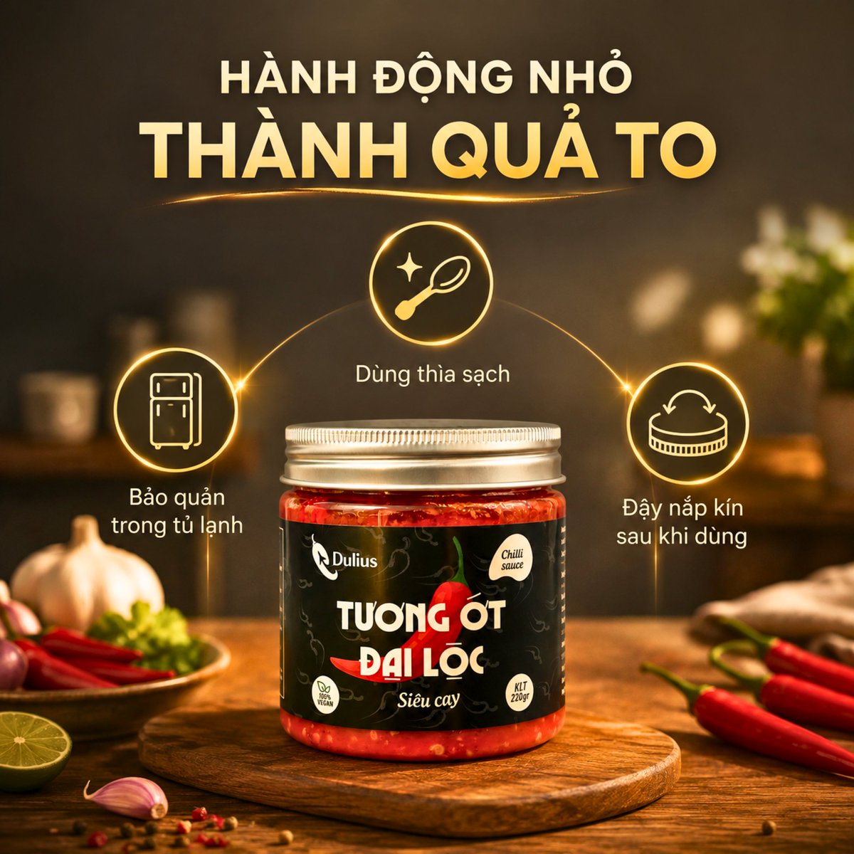 dulius2024's tweet photo. Tương ớt mất vị nhanh thường do cách bảo quản, không phải do tương ớt: giữ tủ lạnh, thìa sạch, đậy nắp kín sau khi dùng. #Dulius #MeoBep
Tiktokshop: https://t.co/pKYg6KSHtO
Shopee: https://t.co/oEz4Sp9azx https://t.co/kwKeAZbwjI