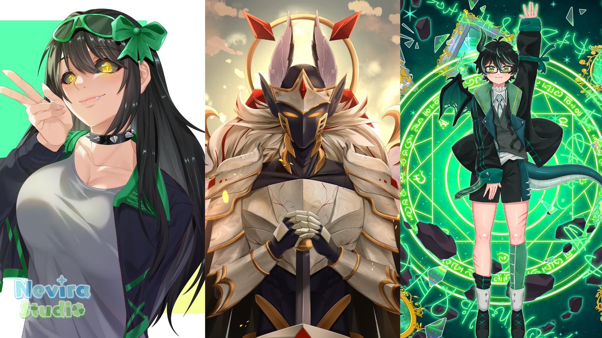 NeviraStudio's tweet photo. ART RAFFLE (๑>؂•̀๑)
1 winner will receive fullbody art with simple background  

to enter: 
✦ follow me 
✦ like+RT 
✦ reply with character reference  

ends august 21th .☘︎ ܁˖ good luck!! 💚
#artraffle #イラスト https://t.co/2YTX69VOYT