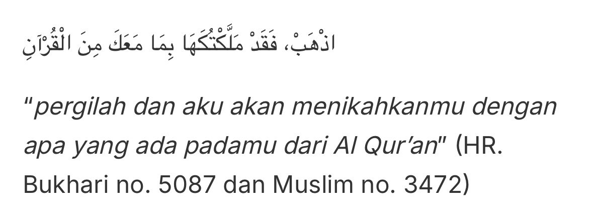 lilaccountz's tweet photo. “tafsir surat gk bisa dijadiin mahar”
“bukannya emang suami harus ngajarin agama ke istrinya? kok jd mahar?”

teman teman, please banget yuk belajar islamnya yuk. kurangi screen time di twitter yg isinya marah marah dan asbun soal agama. 

fyi, mengajarkan Al Quran termasuk tafsirnya itu BISA jadi mahar yaa

Rasulullah sendiri yg bilang☺️