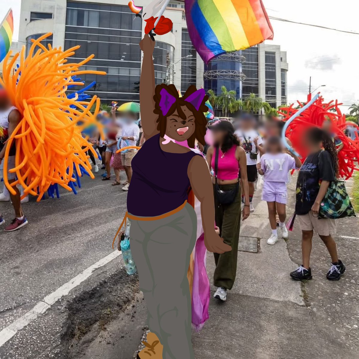 pavloverdagger's tweet photo. i hate this site so much and i will pretty much continue to be disappeared on it but have a late happy 🇹🇹 pride from me and hornet and also. u can find me on tumblr @ neonniightiimes if u really want to! see u guys when fob9 rolls around https://t.co/UfIezXme3o