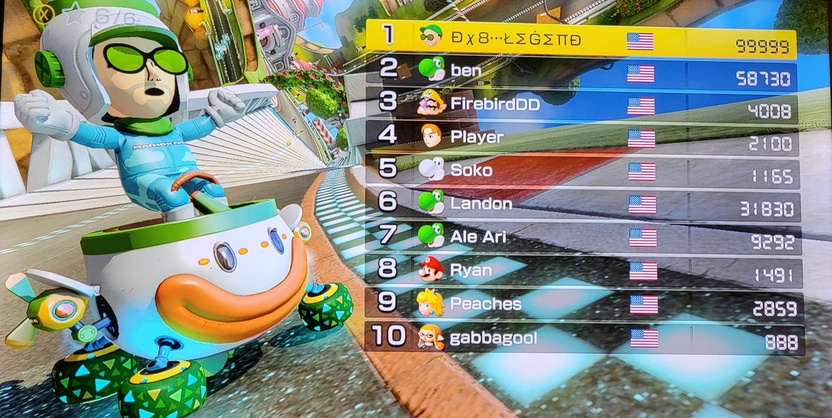 GreenStormWitch's tweet photo. #GreenStormWolf #MK8D #MarioKartWorld
Another fun night of drunk racing, ggs. https://t.co/FnPPE1Ndum