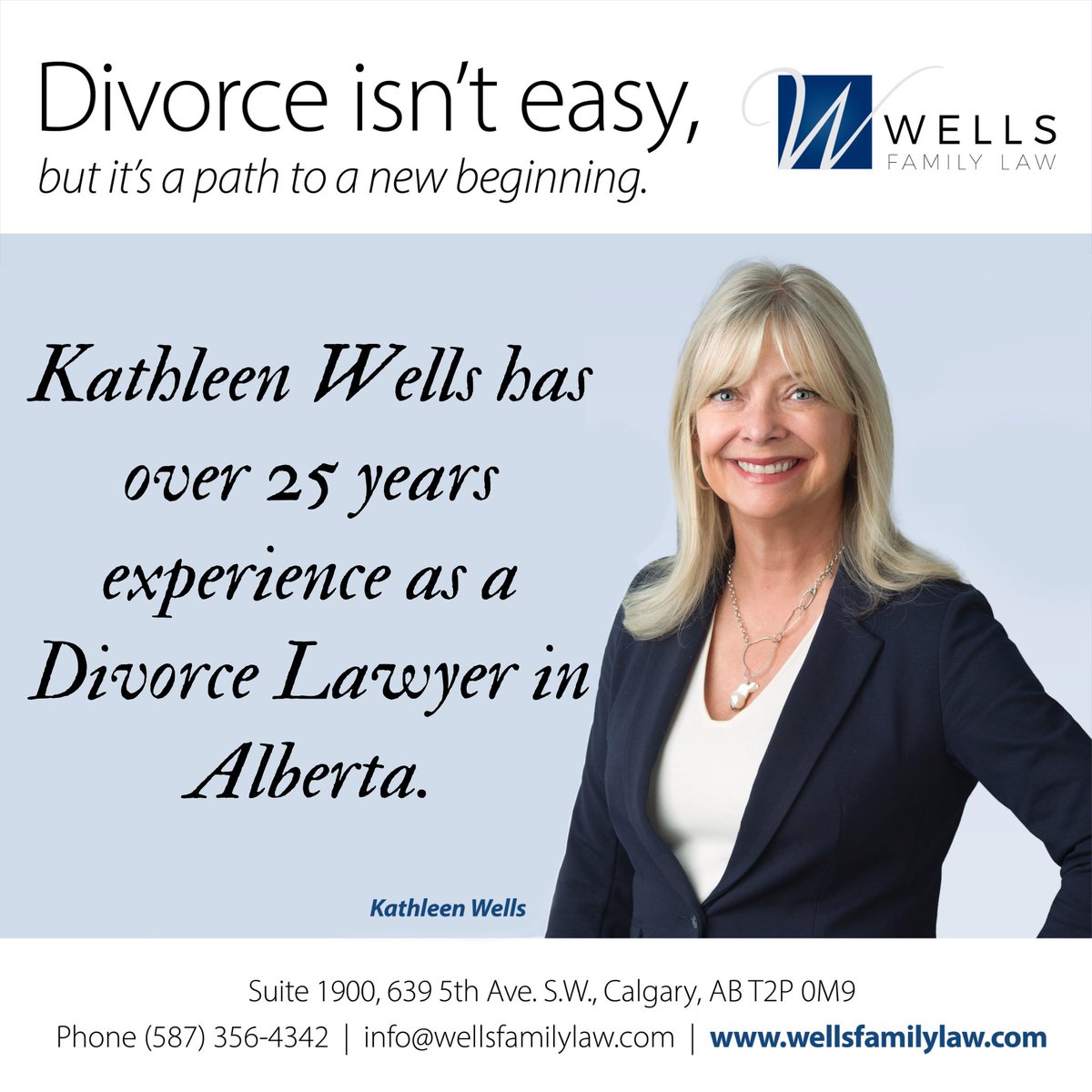 WFLCALAB's tweet photo. Kathleen Wells has over 25 years experience as a divorce and family lawyer, for her full bio please go to https://t.co/1i8nLsKg2g. Kathleen divides her time between Calgary &amp; Invermere and is licensed in both provinces. Call (587) 356-4342, visit https://t.co/cr3bzGTLsN https://t.co/SQR67qpe3n