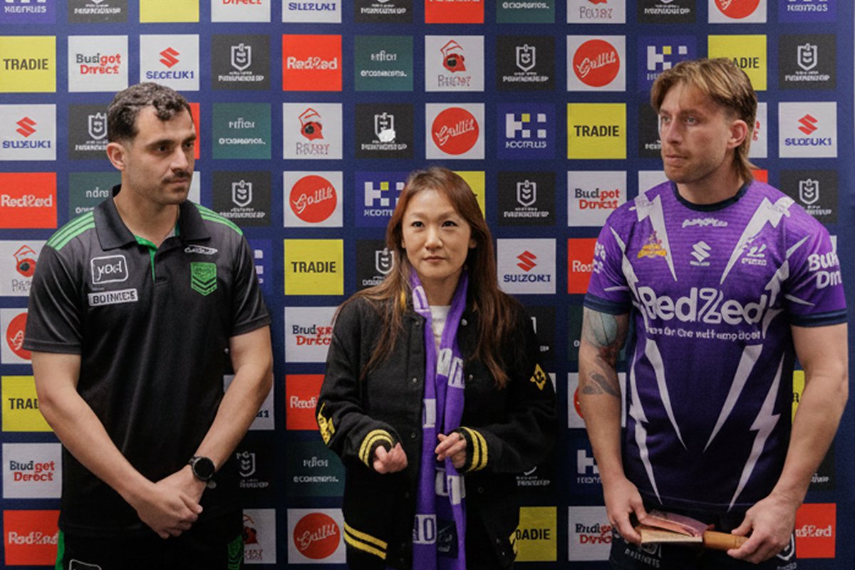 Binance_AUS's tweet photo. What a day in Perth ⚡

Big game on Saturday at HBF Park backing the @storm as their match-day sponsor. The crowd brought the energy all game - and thousands of new Binancians joined the family along the way.

Proud to be part of it. Let's go Storm 🔶 https://t.co/XjtJXJt93H