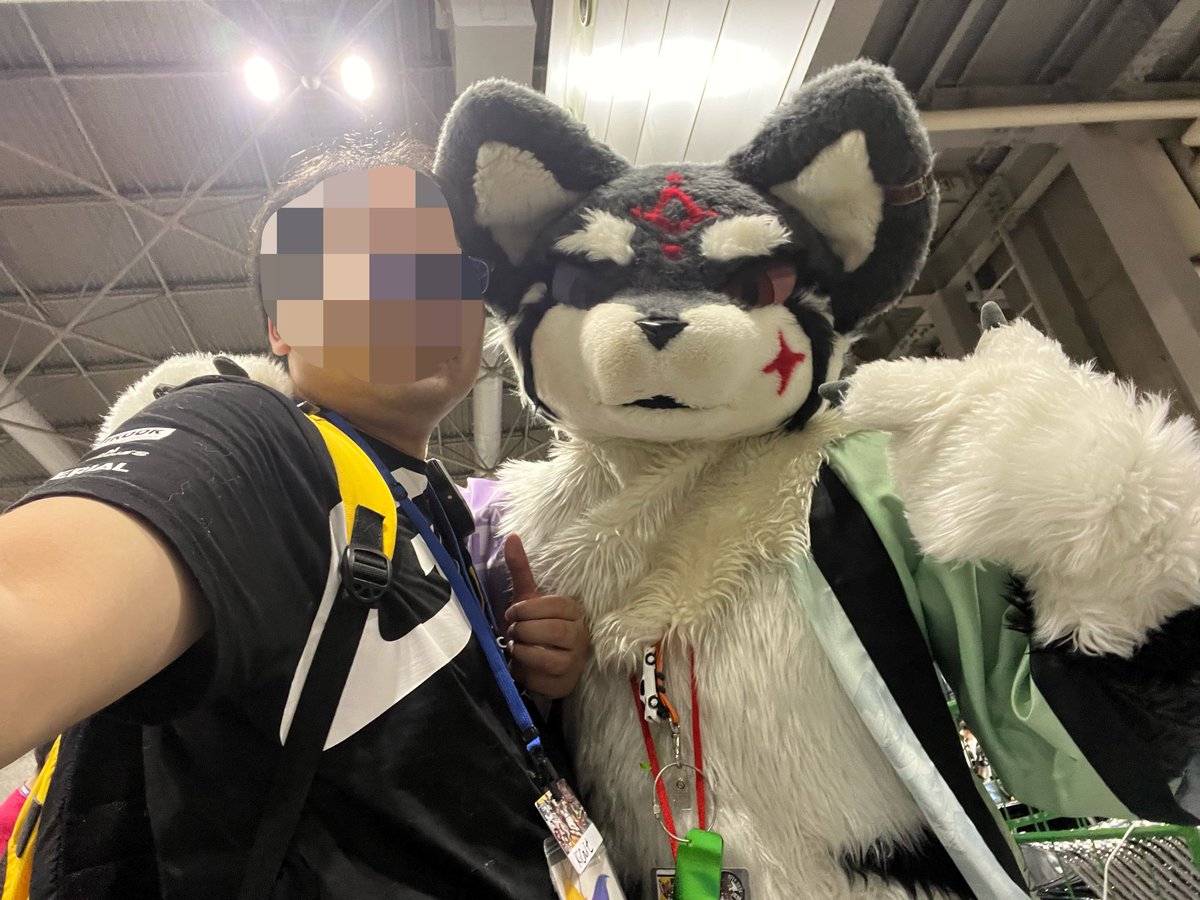 ki86foxcait's tweet photo. @latios927ura2 @Infinity_Furry OFFFの時はありがとうございました！
ダグバ君を1年2か月ちょっと振りに撮影しました！
また一緒にお写真撮りたいです！ https://t.co/otjYRZ60j8