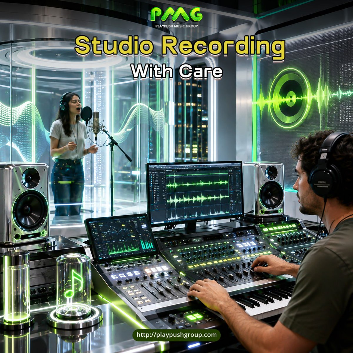 pmgmusic07's tweet photo. PMG: Studio Recording With Care
Clean audio, warm vocals, and soft loops bring the session together. PMG turns music production into support the community can feel.
๐ https://t.co/us6Dqfp1Gp
#PMG #MusicForChange #MusicSupport #CommunityImpact #GlobalMusic https://t.co/TLgFnZfOak