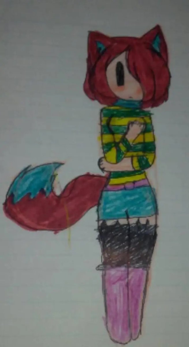 Inken_errorin's tweet photo. I found extremely old art from my Facebook page I made when I was 10  
Sony sketch cursed me @Pimkiebr 

And I have found the oldest drawing of nightmare ever https://t.co/iqmxzm33js