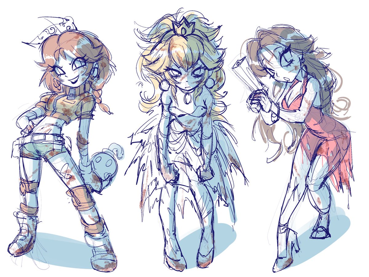 pocket_catyay's tweet photo. Random apocalyptic sketch of some of the girls https://t.co/ofQlJy8zrc
