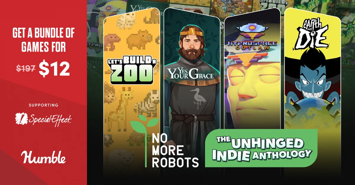 No More Robots: The Unhinged Indie Anthology | Humble Bundle 