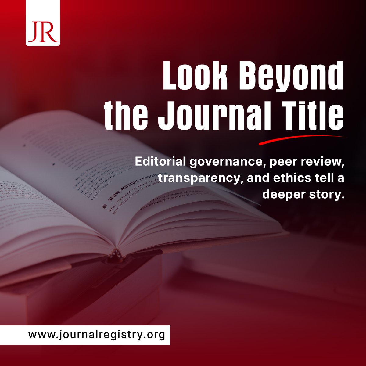 jourreg's tweet photo. Look Beyond the Journal Title.

A journal’s credibility is reflected in what happens behind the title—robust editorial governance, transparent peer-review processes, ethical publishing practices, and accountability.

https://t.co/OcaeNOFgZw

#JournalRegistry #JournalTrust https://t.co/dXudXKZZfP
