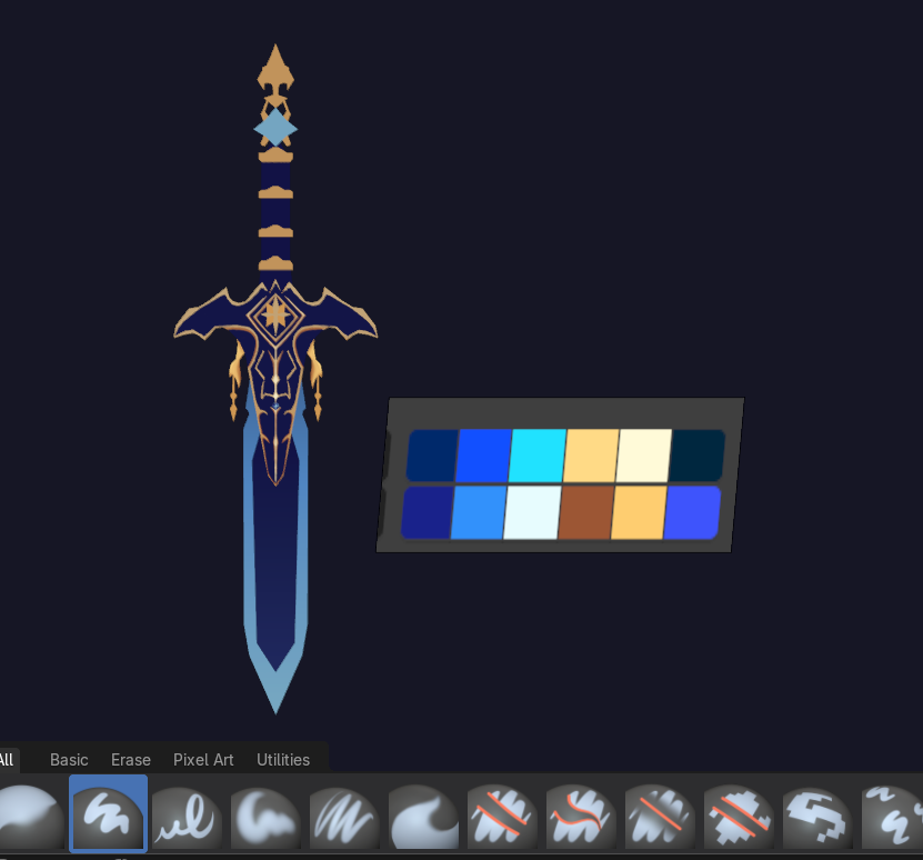 Mayc_3D's tweet photo. Wip... #handpainted #texturepaint #b3d #blender3d https://t.co/t03547Le5x
