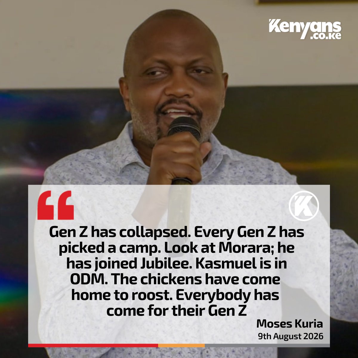 Kenyans's tweet photo. Gen Z has collapsed - Moses Kuria https://t.co/FPL3Vxbavd