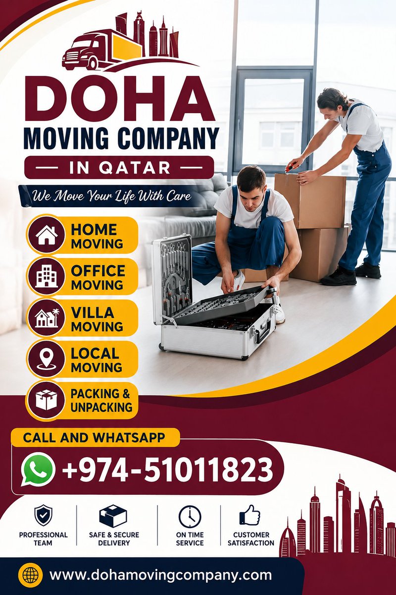 DohaMovingQater's tweet photo. We are expert to move all kinds of bed room set Furniture. We have expert carpenter for dismantling and fixing furniture .#Doha #Qater #DohaQater https://t.co/Ttv25NQbDO