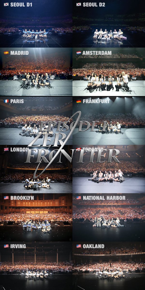 TEAM_NSWER's tweet photo. NMIXX(@NMIXX_official) 1ST WORLD TOUR <EPISODE 1: ZERO FRONTIER>

21 shows across 17 cities. The journey has officially come to an end in Tokyo.

In this thread, we’ll take a look at the tour’s achievements, statistics, and some fun facts along the way.

⬇️ THREAD https://t.co/EYlu4hkHYr