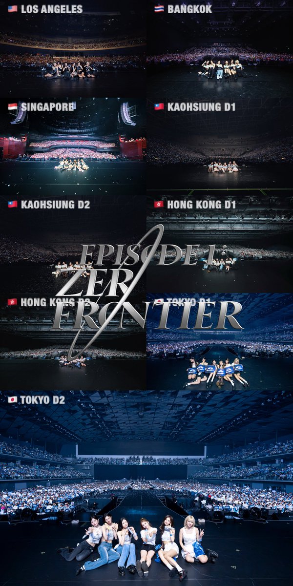 TEAM_NSWER's tweet photo. NMIXX(@NMIXX_official) 1ST WORLD TOUR <EPISODE 1: ZERO FRONTIER>

21 shows across 17 cities. The journey has officially come to an end in Tokyo.

In this thread, we’ll take a look at the tour’s achievements, statistics, and some fun facts along the way.

⬇️ THREAD https://t.co/EYlu4hkHYr