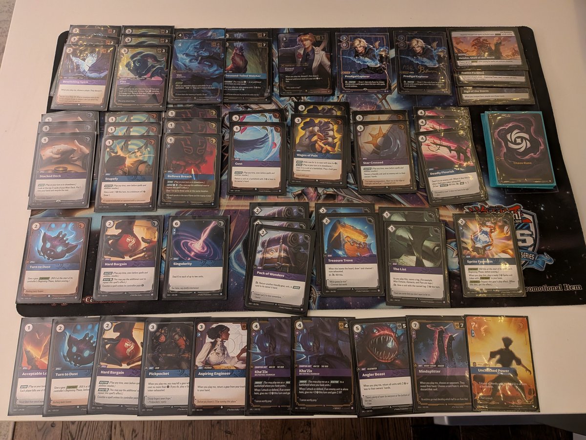 BerkunTCG's tweet photo. Just finished top 8 at the #Riftbound Ottawa Showdown with Pack Ezreal, losing to @Prismaticismism
Deck profile video with tournament recap coming out Soon™ https://t.co/tfUGl5XpNn