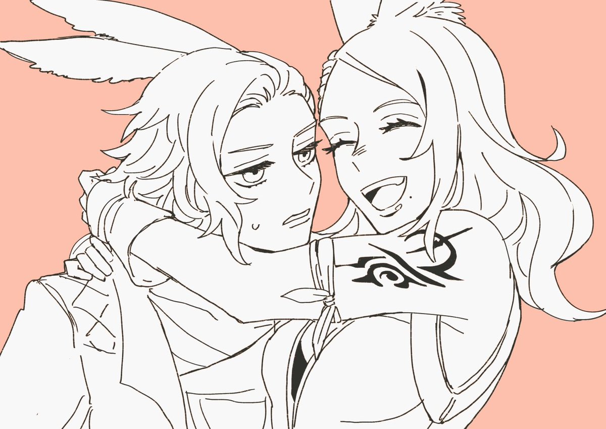 syake_ha's tweet photo. ムチムチの自機ばっかり描いてるけどごく稀にNPCも描くよ https://t.co/Uudv81lrWx