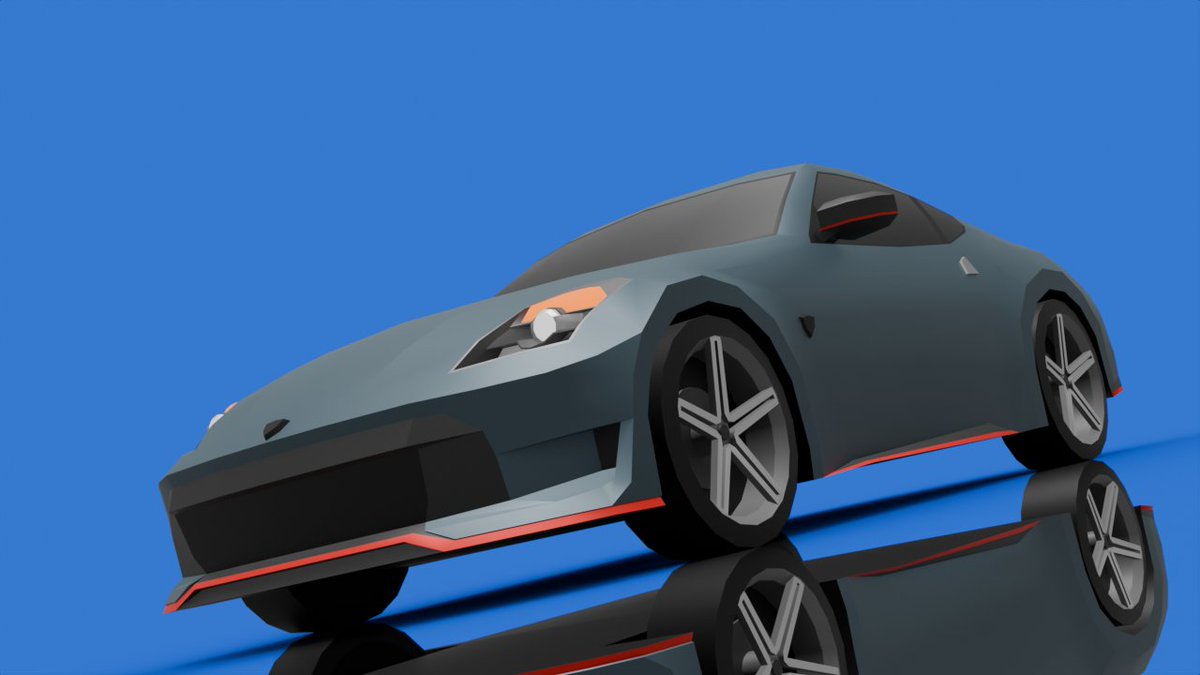 C1RCUi7's tweet photo. I went ahead and remodeled the F4Z, giving the headlights a much more detailed design!
A few other changes have also been made.
You can download it here: https://t.co/YesHt4NWv9
#lowpoly

On a side note, the RZ34 NISMO front bumper actually looks pretty damn good on the Z33! https://t.co/TVSfUmsZds