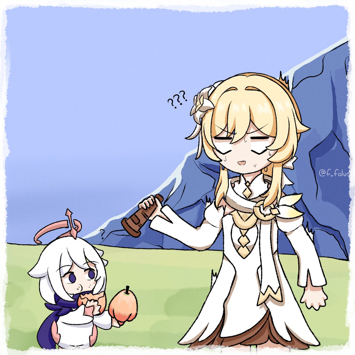 f_folus's tweet photo. #Odette why r u looking at me like that?
(extra panel in the comments)
#snezhnaya #genshinimpact #genshinart https://t.co/zXg53qJbnK