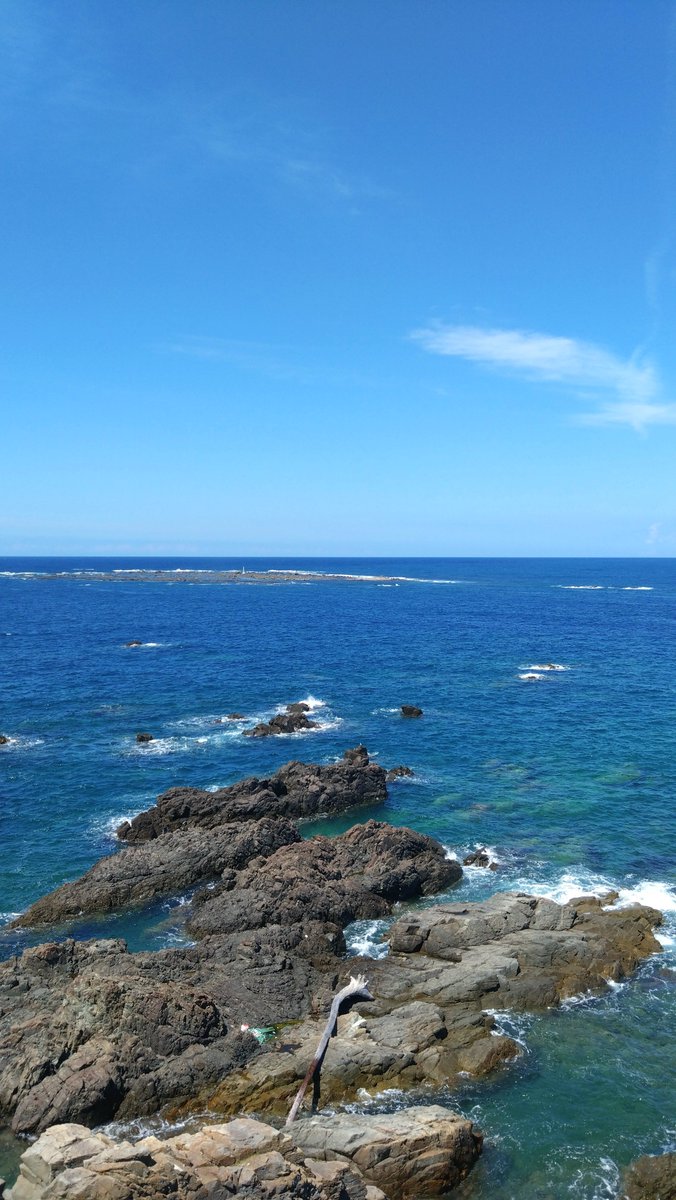 harikohu's tweet photo. 入道崎 https://t.co/cLOQqW0gXF