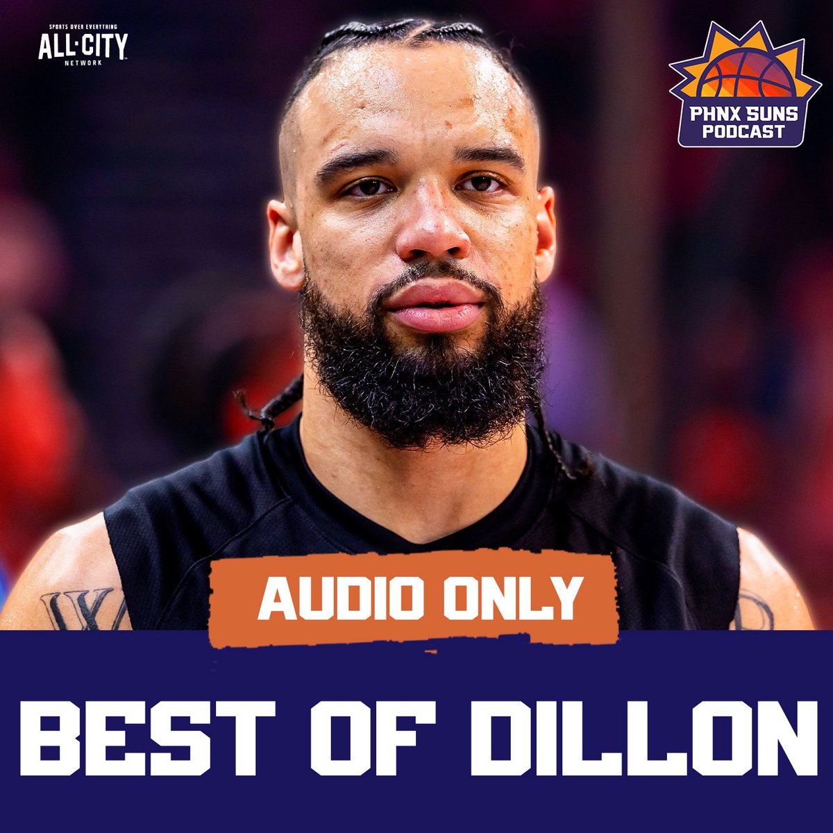 PHNX_Suns's tweet photo. 🔉 NEW AUDIO ONLY 🔉

With Dillon Brooks’ long-term future secured, @GilMcGregor_ &amp; @StephenPG3 took a look back at some of the most memorable moments from the Villain’s first year in the Valley.

LISTEN: https://t.co/cMNyJ15zob https://t.co/T355J2oMqv