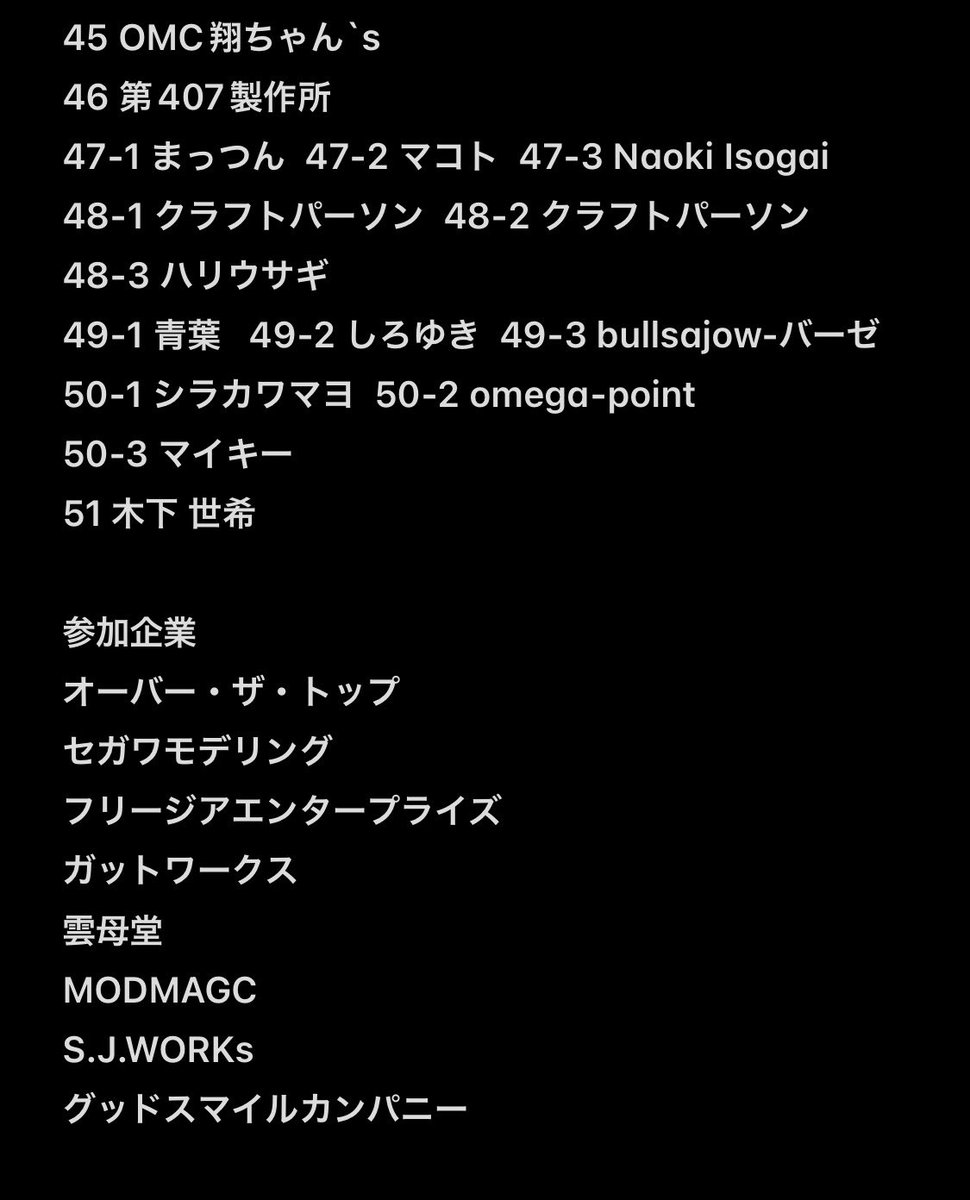 FinisherConnect's tweet photo. 開催まで2ヶ月となりました。
卓配置が決まりましたので確認願います。

なお、今回は参加者不足の為打ち上げは行いませんのでよろしくお願いします。

 #ﾌｨﾆｺﾈ7 https://t.co/CEJq4akBUK