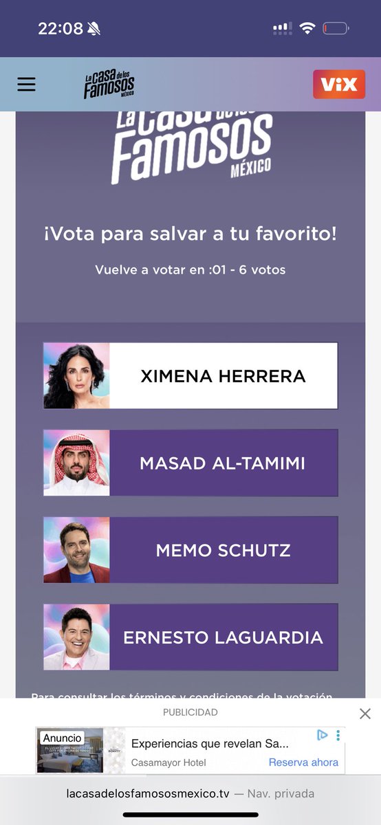 rayitoqueen12's tweet photo. Se votó full por xime 🙅‍♀️
#LaCasaDeLosFamososMéxico 
#LaCasaDeLosFamososMx
#LaCasaDeLosFamososMx4 https://t.co/9NcOStGrIa
