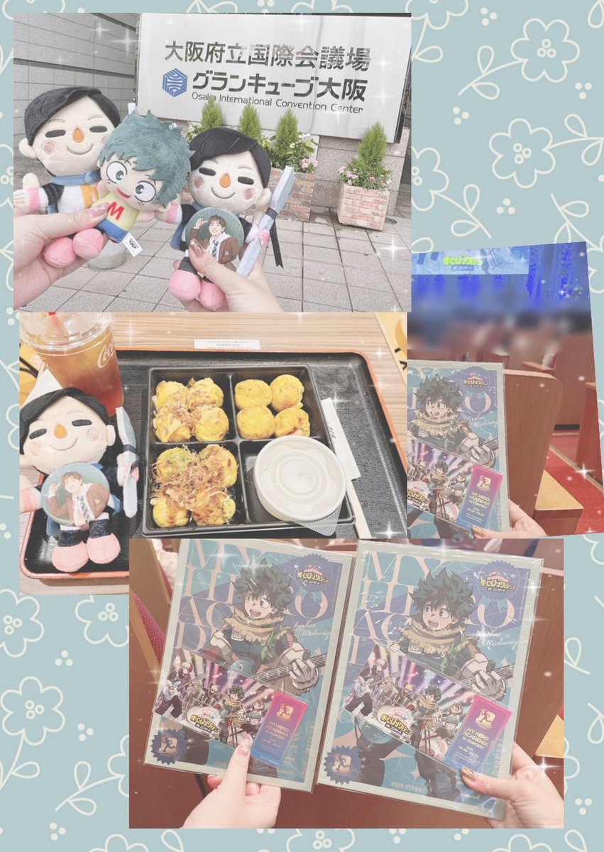 __mk09r's tweet photo. めっちゃ良かった🥹♡
久しぶりの大輝くんかっこよかった🐰💗

うるうるきて途中泣いた！
ヒロアカ本格的にちゃんと見よ😂
今月末にまた大輝くん会える♡

たこやき大輝くんハマってるから食べた🤤🐙

#ヒロアカINコンサート https://t.co/5eqLThQGY0