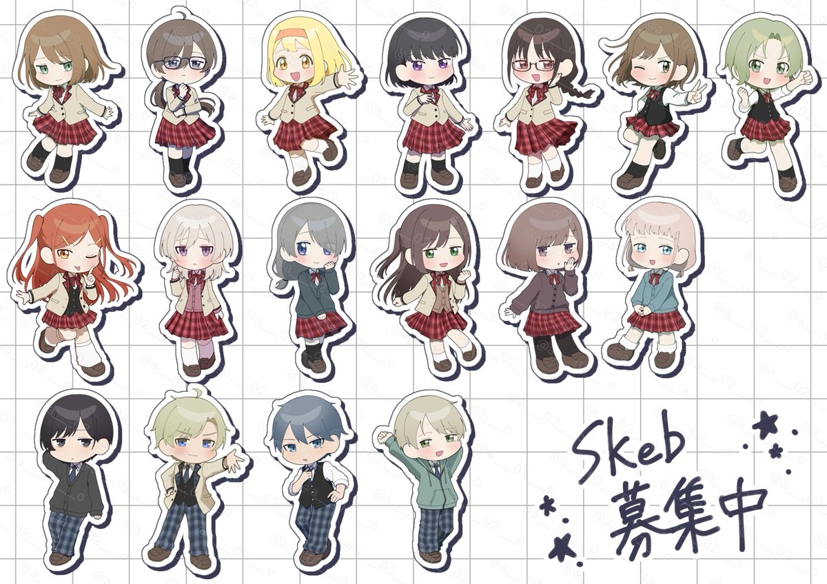 a___02___o's tweet photo. #Skeb #Skeb募集中
最低金額¥1500〜でデフォルメSkeb募集中です！！
丸っこくてポップなイラストが得意です🫧
版権作品は公式ガイドラインで許可されているもののみ受け付けています🙏
ぜひよろしくお願いします❣️(Skebリンクはツリーに🔗) https://t.co/lSH2JhChLT