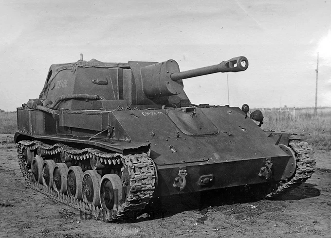 Tank_Archives's tweet photo. Trials of the SU-15M (SU-76M) at Kubinka began #OTD in 1943. This was just a formality, since the SU-15 already proved itself and the SU-15M was already in production. Trials confirmed that it was a worthy replacement for the SU-12 (SU-76). #tanks #history #WW2 #WWII https://t.co/tz1YAHThr7