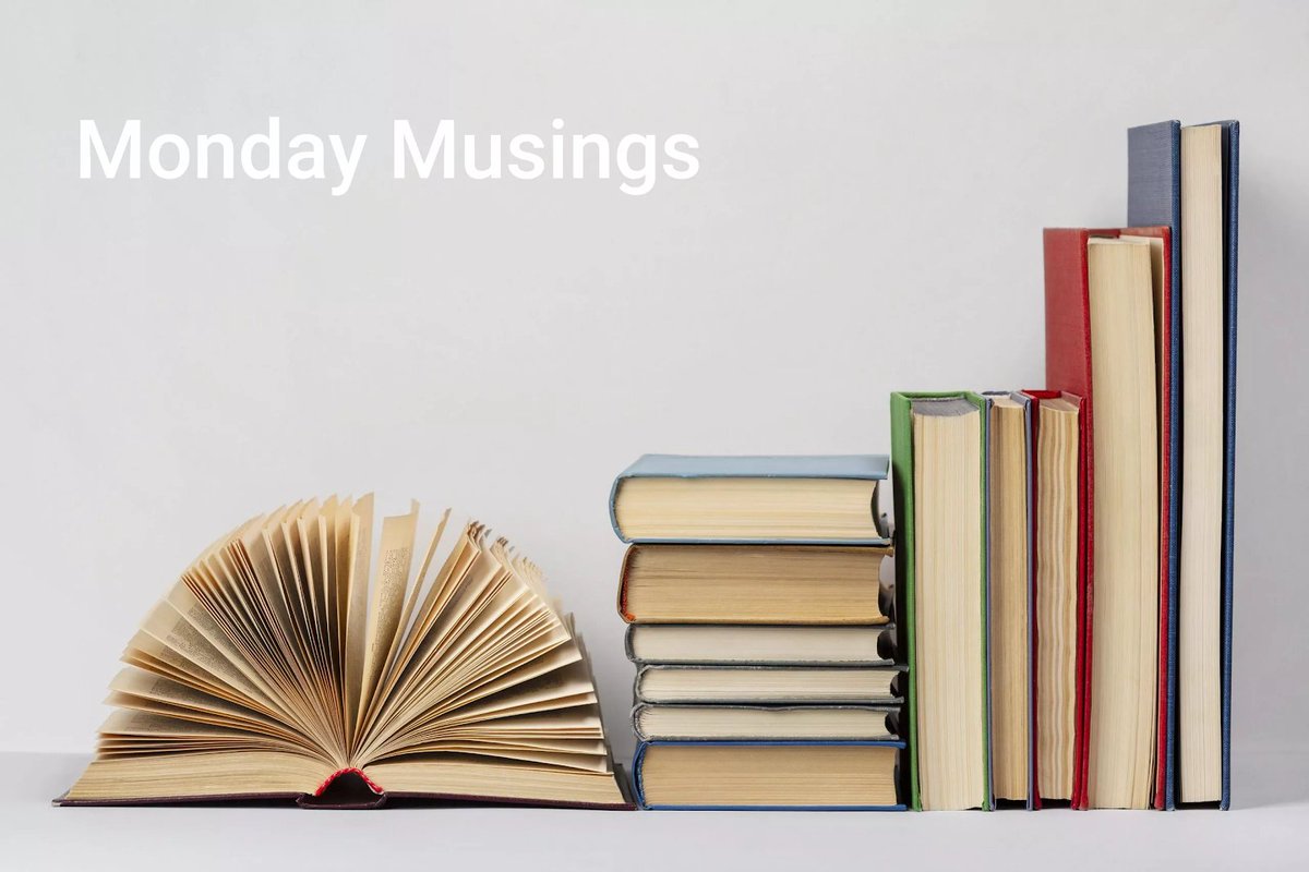 JerseyGirlBook's tweet photo. Monday Musings: 8/10/2026 - Monday Musings is the day for sharing interesting postings, articles, my thoughts, and everything book related. Come along and share your comments! #MondayMusings #BookBlogger #BookReviewer #BookInfluencer https://t.co/4DijMA3wMQ https://t.co/W1vTgeNrVL