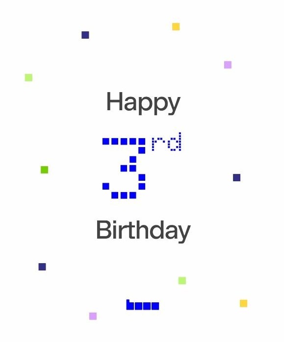 HeyAphra's tweet photo. HAPPY 3RD BIRTHDAY BASE!!! 🔵✨🎂 I literally cannot imagine the on-chain world without this ecosystem right now. Cheers to the builders, the community, and the fastest L2 out there. We are just getting started! @base https://t.co/EVbUeG9lW3