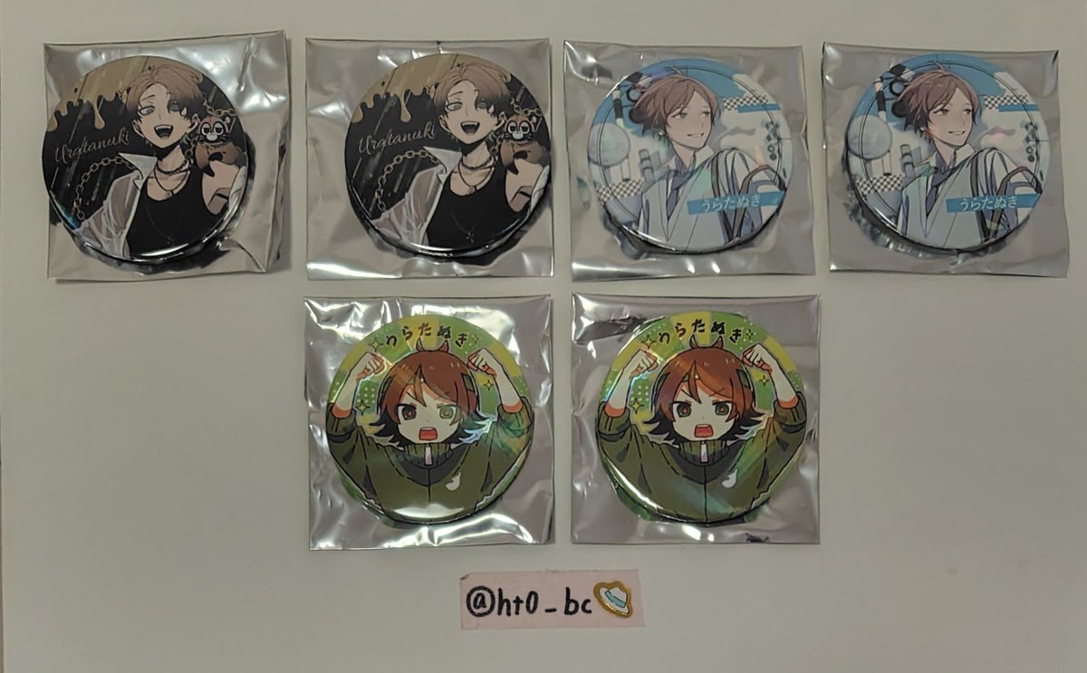 ht0_bc's tweet photo. @u__ 
【交換】うらたぬき たぬワン 缶バッジ
譲：画像1枚目(N)、2枚目(H)
求：画像3枚目N
郵送交換のみ、フリマ通し可
お心あたりのある方おりましたら、
固定ポスト確認のうえリプお願いいたします。 https://t.co/7kifhmU9tc
