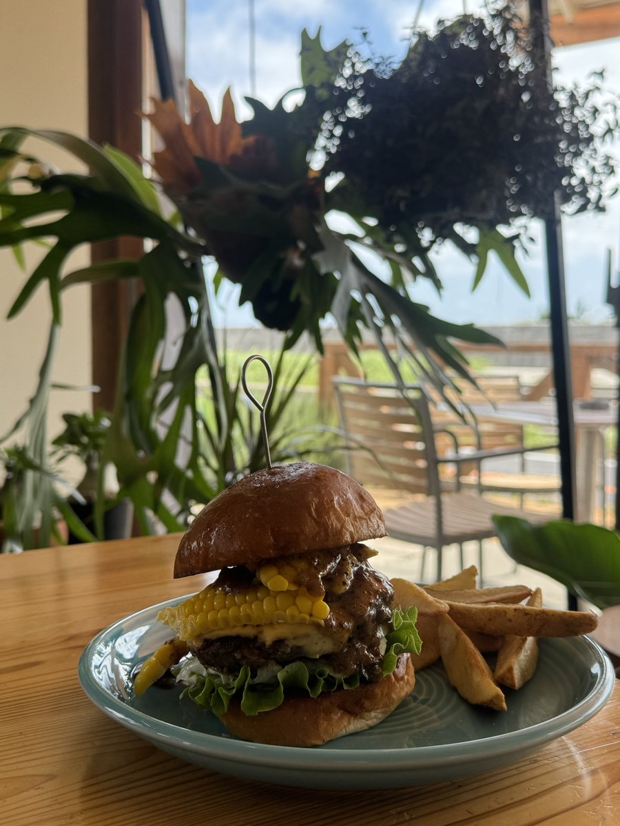 steko_e_e_smile's tweet photo. バイクで来たかったけど風が強いので車で…限定🍔終わっちゃう前に来ました
最後の写真のバイクは私のものではありません笑
頂いたメニュー
〇数量限定トウモロコシの冷製スープ
〇ジューシースパイシーモロコシーバーガー
〇ホットカフェラテ
ご馳走様でした
#飯岡 #nowave https://t.co/UQ5x1QgDFe