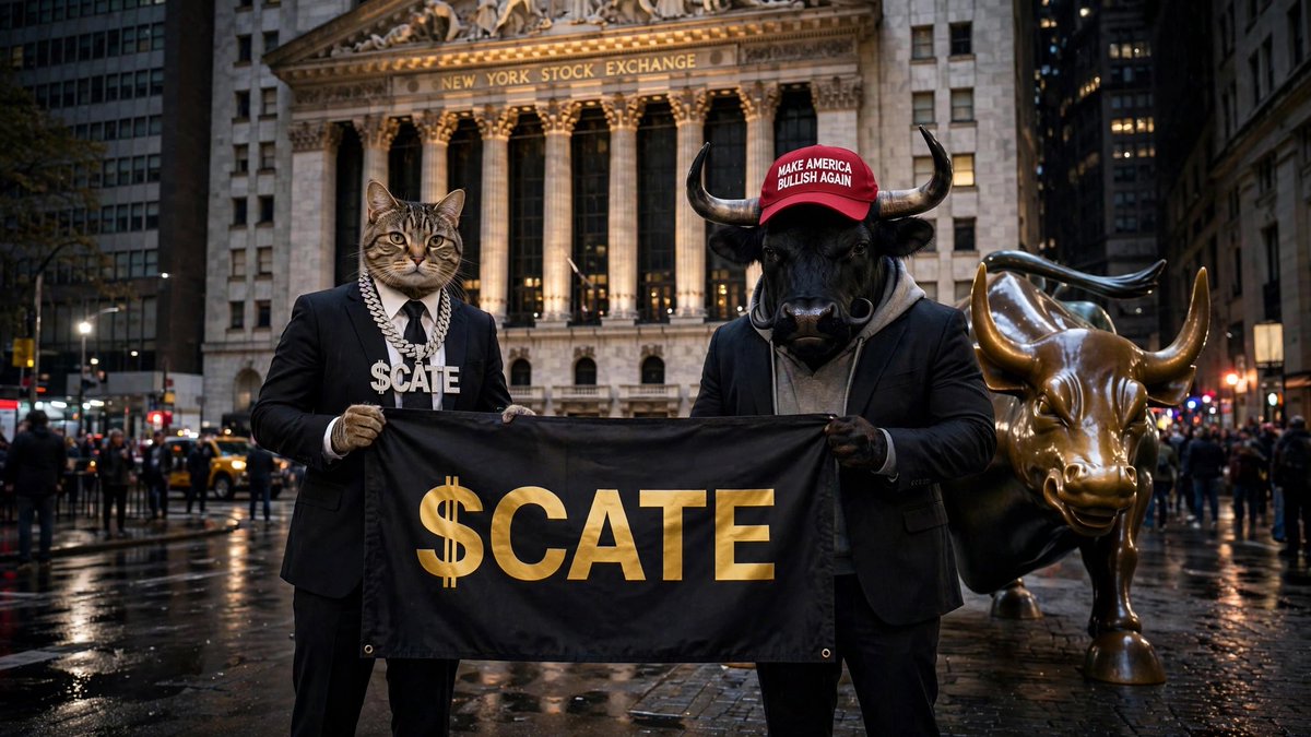 Omers_84's tweet photo. The Bulls of Wall Street #cate https://t.co/gVs0EUGlAT