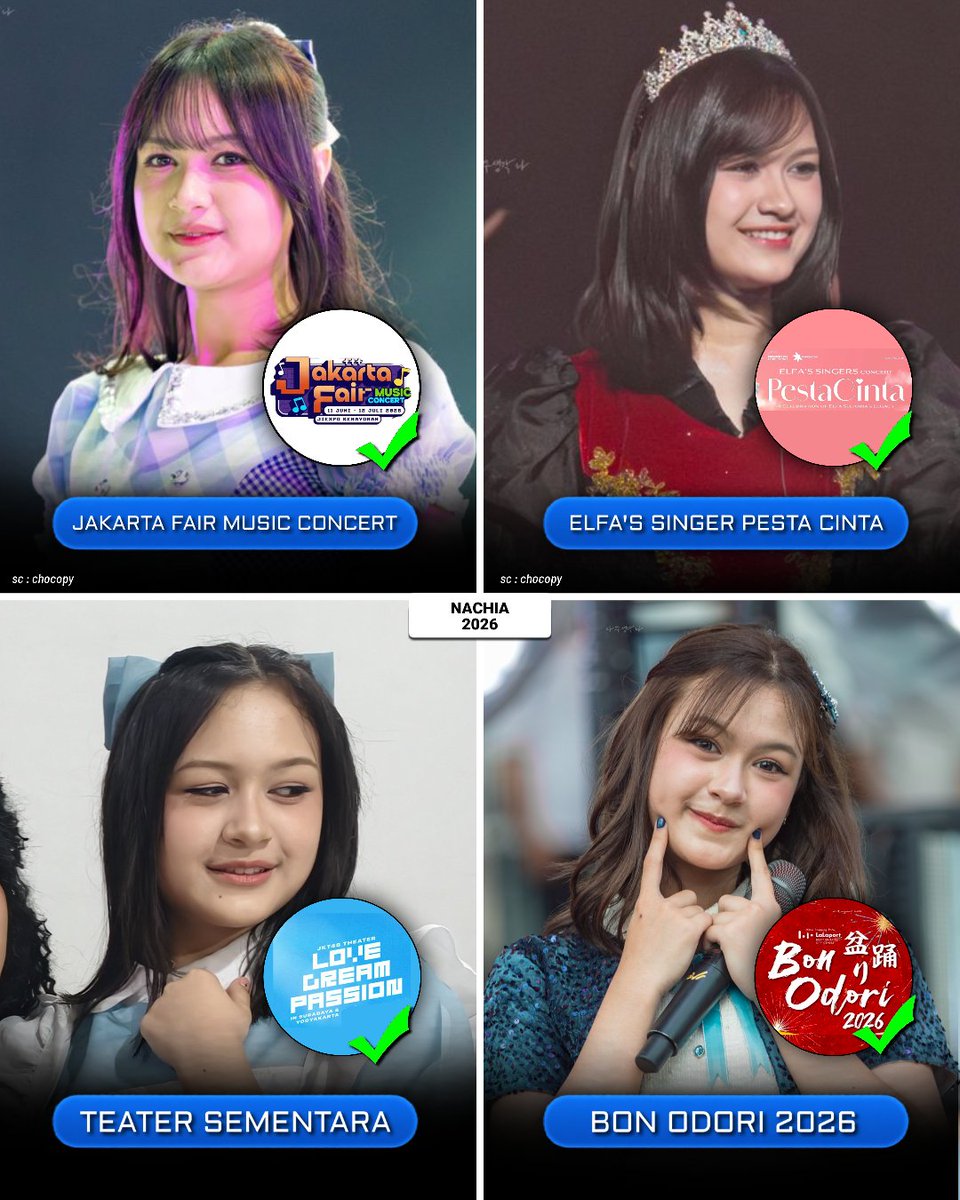 dikaela21's tweet photo. Yayyy done 4

Sehat² yak biar bisa nambah lagi tahun ini 
Terimakasih sudah tampil dengan maksimal di event² ini ya @Nachia_JKT48 🫶 https://t.co/6bu18jqduZ